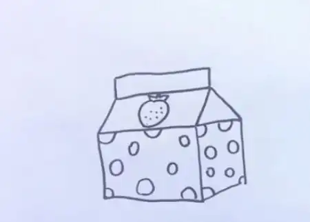 牛奶简笔画怎么画