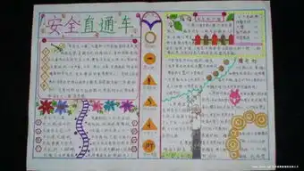 关于交通安全的手抄报图