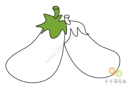 茄子简笔画