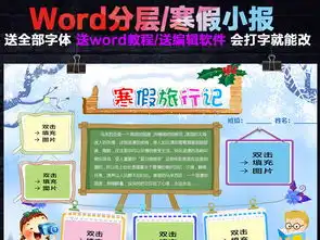 我的寒假生活小报春节新年读书手抄电子小报图片模板下载