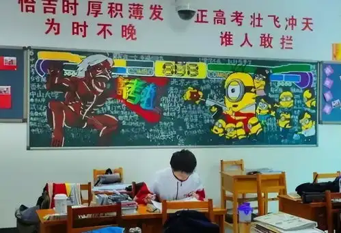 初中生黑板报火了,画工细致栩栩如生,美术老师都赞不绝口