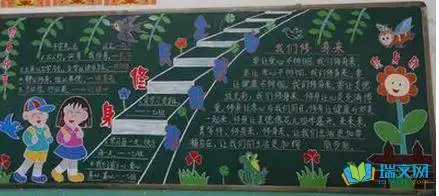 文明从我做起黑板报