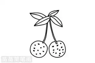荔枝简笔画图片大全教程