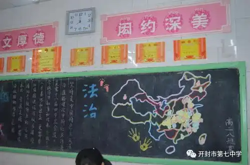 开封七中开展法制教育主题黑板报评比活动