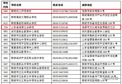 关于调整临清中等职业学校招生录取办法的公告