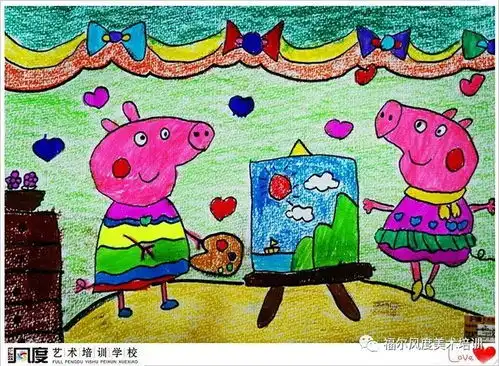 风度美术小猪佩琪我和乔治的日常海绵小乖