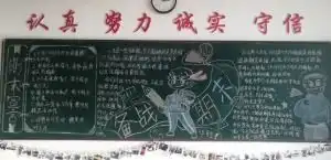 德清求是高中锐意争锋,备战期末主题黑板报评比活动