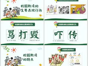 反对校园欺凌小报校园暴力主题班会ppt模板ppt下载思想品德教育大全编号18681694