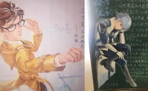 美术生又搞事情,黑板报成王者荣耀老师见了都惊叹前途无量
