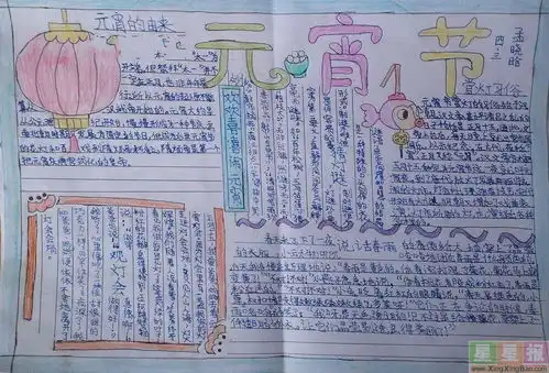元宵节手抄报图片资料