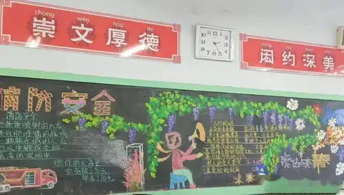 消防事关你我他安全系着千万家开封七中开展消防安全黑板报展示活动