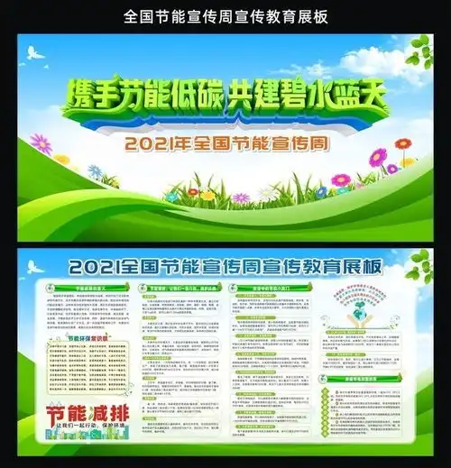 2021全国节能宣传周板报设计