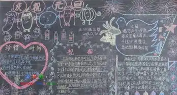 2019四年级元旦节黑板报大全