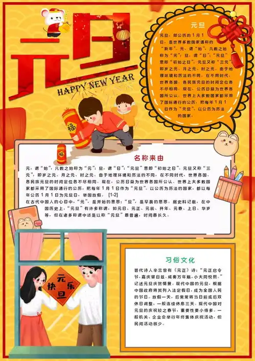 2020年小学生元旦手抄报,超全超精美,为孩子转发收藏
