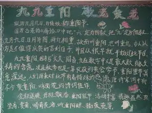重阳节黑板报重阳节的来历知识