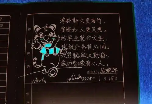 双减后的期末评语,亮了