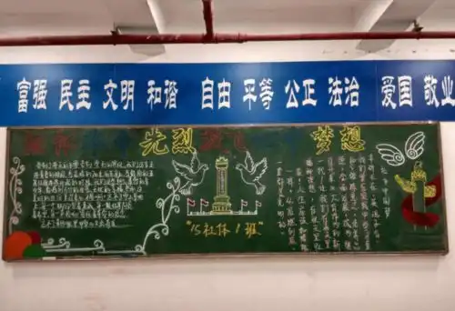 初中生的黑板报走红,绘画功底叫人惊艳,班主任看了舍不得擦