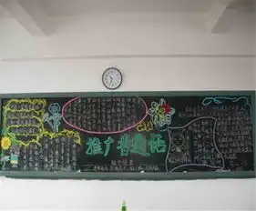 推广普通话黑板报推广普通话共筑中国梦