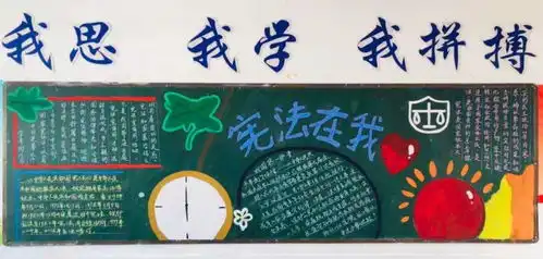 细节阳光十二月份主题黑板报展播