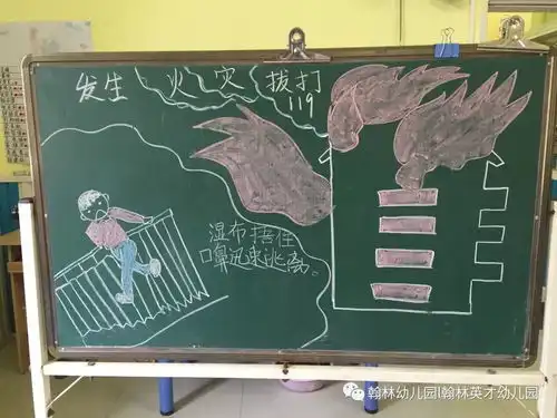 消防安全,我们在行动翰林幼儿园消防演练活动