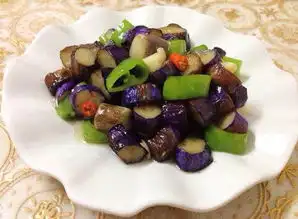 青椒炒茄子的制作方法
