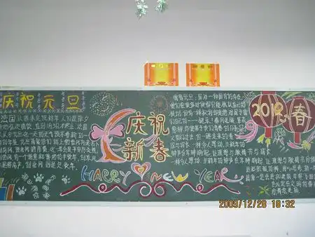 元旦板报设计图2011年的