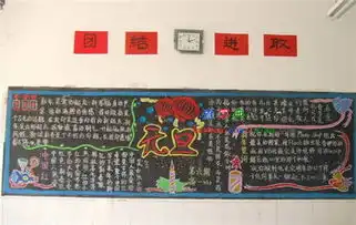 元旦黑板报辞旧岁迎新年