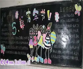 青年节黑板报资料不朽的精神伟大的起点