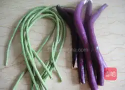 蚝油豇豆茄子的做法