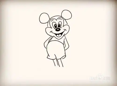 简笔画怎么画米老鼠