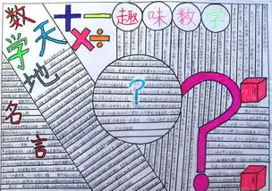 数学的手抄报内容初中数学的学习方法