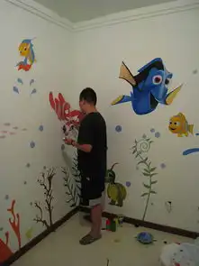 手绘墙画
