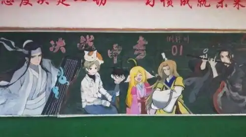 初中生黑板报走红,画工让美术老师惊叹,根本不忍心擦掉