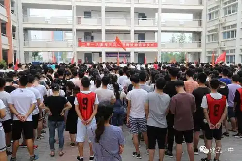 高三年级召开2018高考三百天冲刺誓师大会