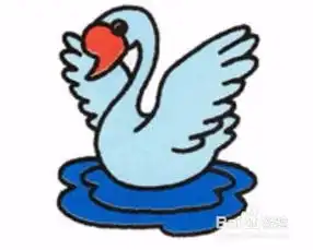 鹅简笔画画法