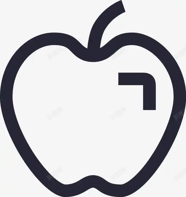 手绘苹果简笔画矢量图图标设计图片免费下载页面网页平面电商创意素材手绘马图标