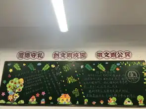 育新小学开展植树节主题黑板报评比活动