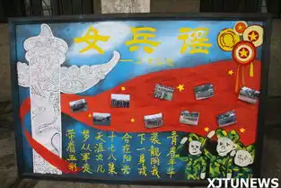 2011级新生军训旅举行第一期板报评比