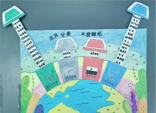 苏州市平江实验学校制作垃圾分类小报传递环保理念