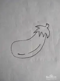 茄子简笔画教学