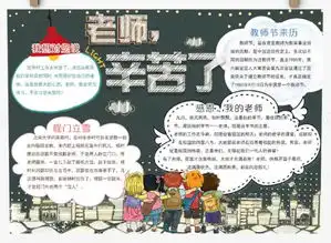 教师节手工贺卡祝福语手抄报素材