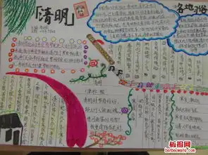 话说清明手抄报