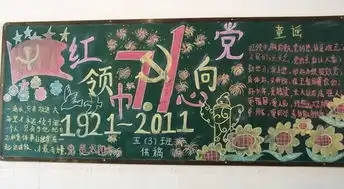 红领巾心向党黑板报红领巾历史传说