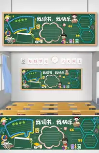 学校黑板报读书文化宣传校园读书文化墙图片素材psd分层格式下载读书黑板报大全