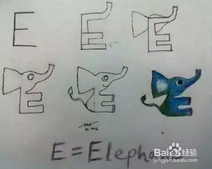26个字母变身简笔画