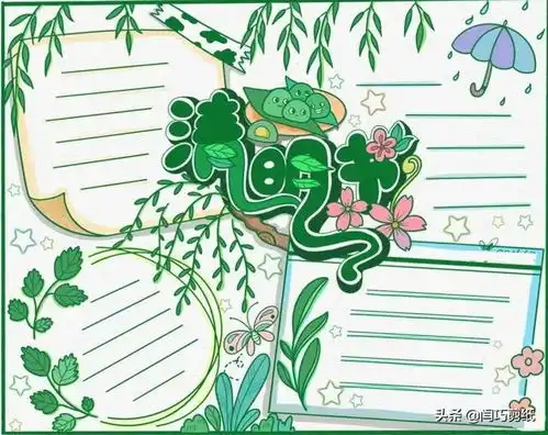 清明节手抄报,清明节的由来和习俗您了解多少赶快收藏转发吧