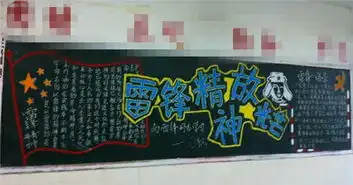 2017年学雷锋树新风黑板报资料
