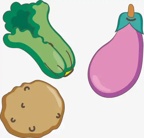 蔬菜土豆茄子白菜免抠素材页面网页平面电商创意素材png素材素材