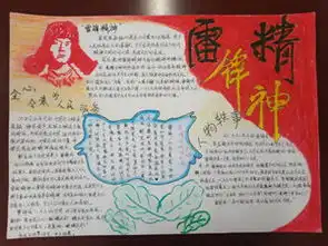 手绘诚心歌颂雷锋教育系开展雷锋活动月之手抄报评比活动