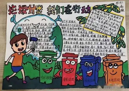 践行新时尚合力保健康四团小学开展垃圾分类主题活动